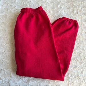 Team USA Sweatpants Mens Large Red Olympic Ring Vtg 90s Drawstring Embroidered